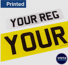 Premium Number Plates -  2D | 3D | 4D | 4D Gel | 100% Road / MOT Legal