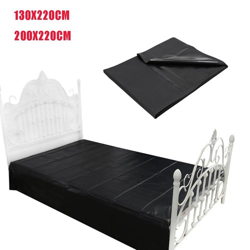 Black wetlook pvc - black,