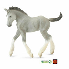 Grey Shire Horse Foal Toy