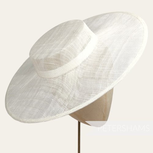 Large brim sinamay boater - large,