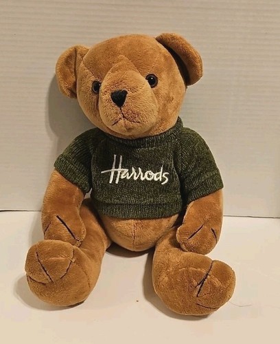 Harrods teddy bear - bear, green