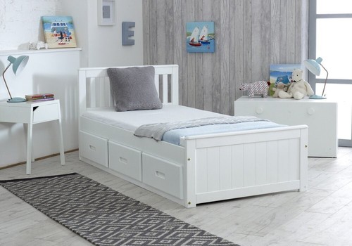 Solid pine captains bed - solid,