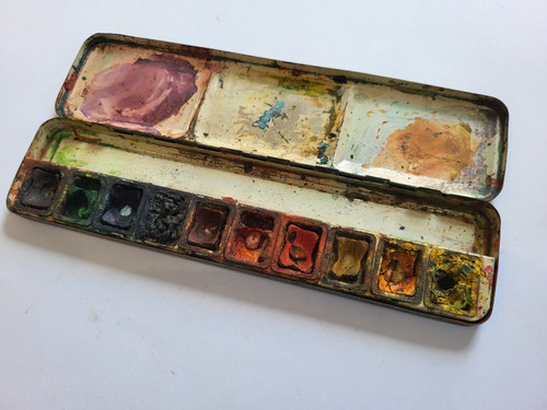 Vintage reeves watercolour - vintage,