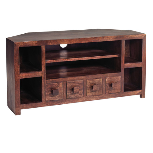 Corner unit dark - corner, tv