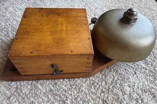 Vintage railway butler bell - butler,