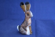 LANGHAM GLASS HAND-MADE CRYSTAL HARE FIGURE - BRAND NEW / BOXED