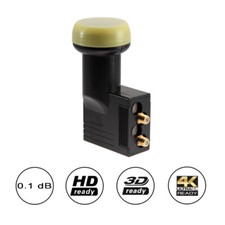 Technomate TM-2 Gold Super High Gain Universal 0.1dB Full HD DVB-S2 Twin LNB