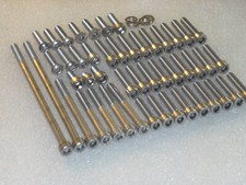 Kawasaki KZ200 KZ250 Engine Covers, Cylinder Stainless Allen Socket Screws Bolts