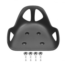 Triad seat including aluminium caps black for drift trike, go-kart, hobby