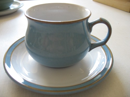 Denby colonial blue tea - denby, cup