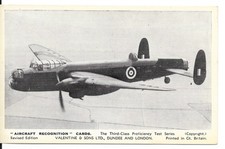 Aircraft Recognition Card
