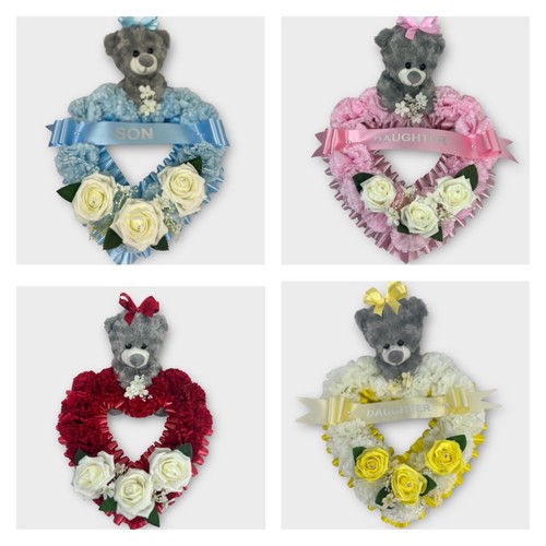 Teddy bear grave funeral - teddy,