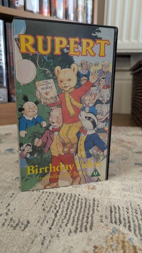 Rupert birthday videos vhs - rupert,