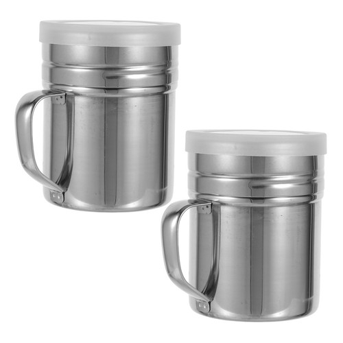 Silver stainless steel salt - silver,