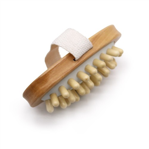 Wooden hand held rubber nodule - hand,