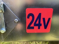 MILITARY ARMY LAND ROVER WOLF SNATCH FFR PENMAN SANKEY 24 VOLT STICKER x2