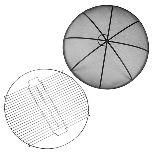 Round fire pit - grill, spark
