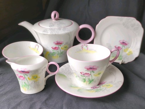 Art deco 1930s shelley - art, tea