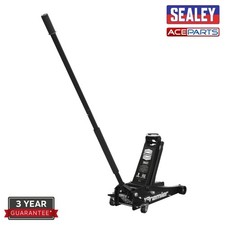 Sealey 3040AB Trolley Jack 3 Tonne Ton Low Profile Rocket Lift Black