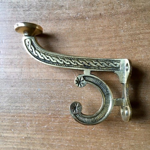 Antique victorian brass coat - brass,