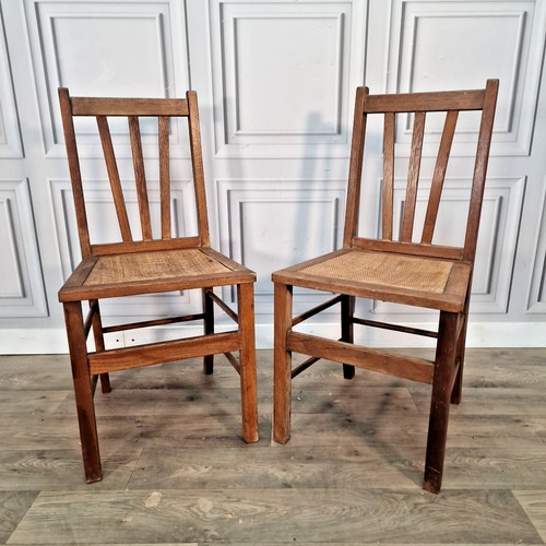 Pair antique wooden - pair,