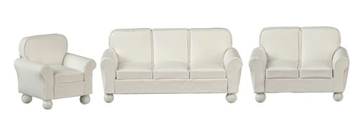 Dolls house cream - house, leather