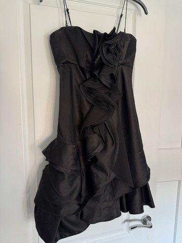 Karen millen black satin - millen,