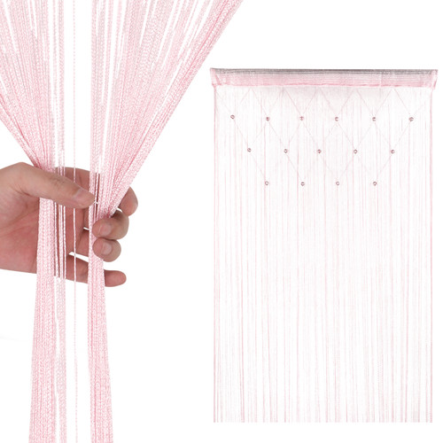 Beaded string curtain hanging - beaded,