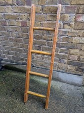 (2) VINTAGE  WOOD 4 RUNG