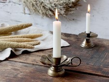 Brass Dinner Candle Holder