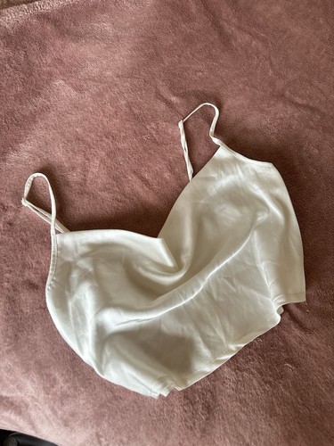 Missguided white satin cowl - satin,