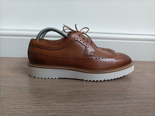 Clarks leather oxford brogue - clarks,