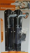 2 x Heavy Duty Garden Gate Shed Sliding 6” Door Tower Slide Barrel Bolt lock