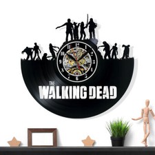 The Walking Dead Vinyl Wall Clock Art Home Decor Gift for Birthday Holiday