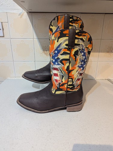 Mens cowboy boots faux leather - mens,