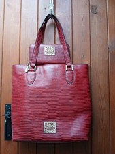 Biba Burgundy Red Tote Bag -