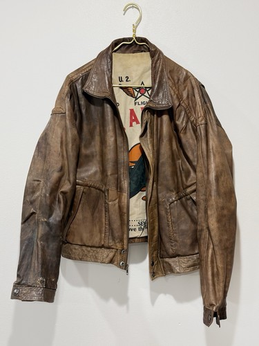 Vintage wear out bomber - wear,
