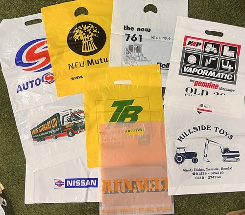Vintage trade carrier bags - trade,