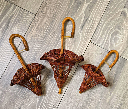 Set brown wicker - set,