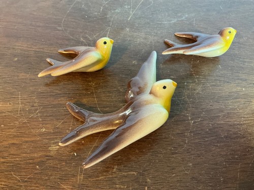 Vintage ceramic yellow brown - vintage,
