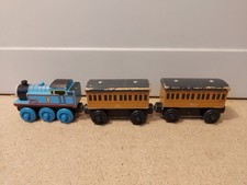 Thomas Annie & Clarabel Wooden Trains & Coaches -Genuine For Brio Track Preloved