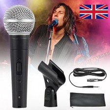 For Shure SM58 Dynamic Vocal Microphone Wired Mic with Switch With Cable