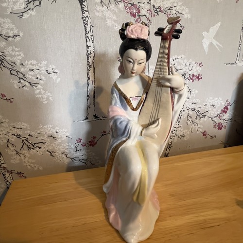 Porcelain chinese musician - chinese,