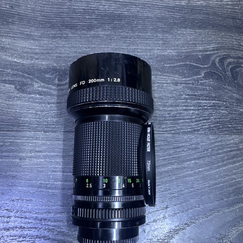 Canon new 200mm 8 lens - canon, f/2.8