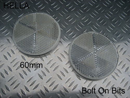 Hella white round front - white,