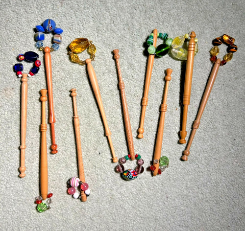 Bedfordshire lace bobbins set