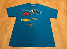 1990's Vintage African Cichlids Lake Tanganyika Frontosa Supreme T-shirt Tee L