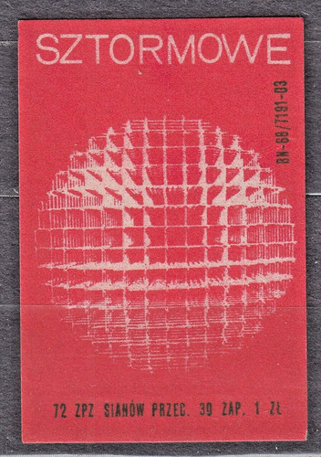 Poland 1972 matchbox label - 1972,