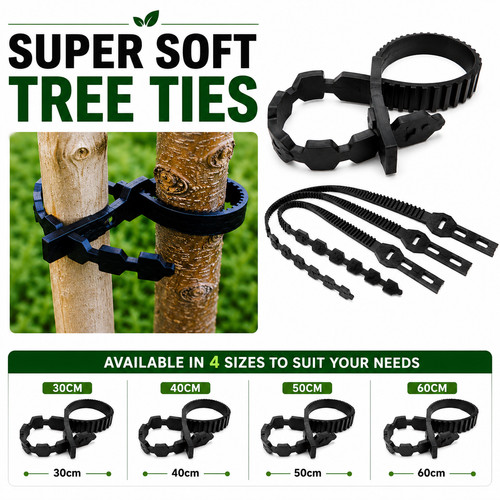 Heavy duty tree ties - ties, super