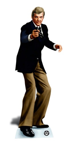 Roger moore cardboard - roger,